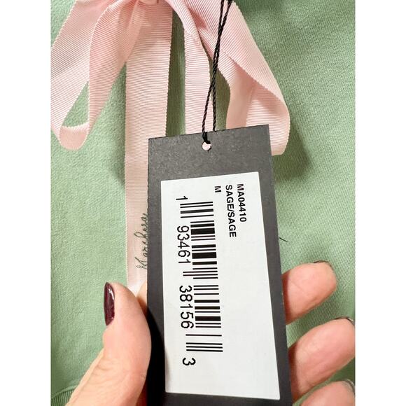 NWT Marchesa Active Remy Long Sleeve Hoodie & Jogger Pants Set Sage Women Size M - Picture 6 of 15